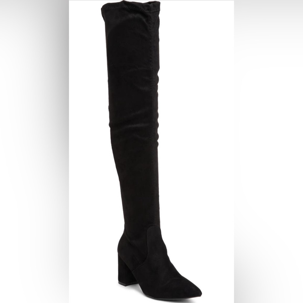 Amiyah Over the Knee- Leather Boots Size:10